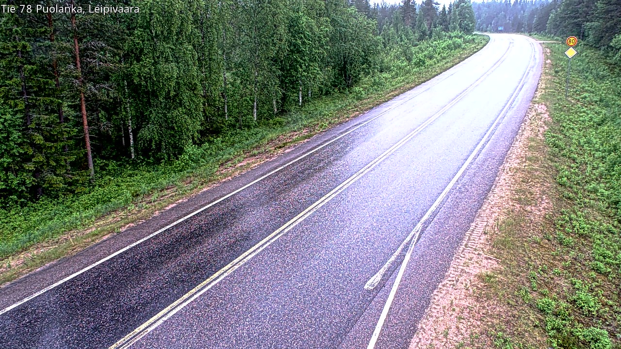 Kelikamerat Kuva Tie 78 Puolanka, Leipivaara, Puolanka, Kainuu