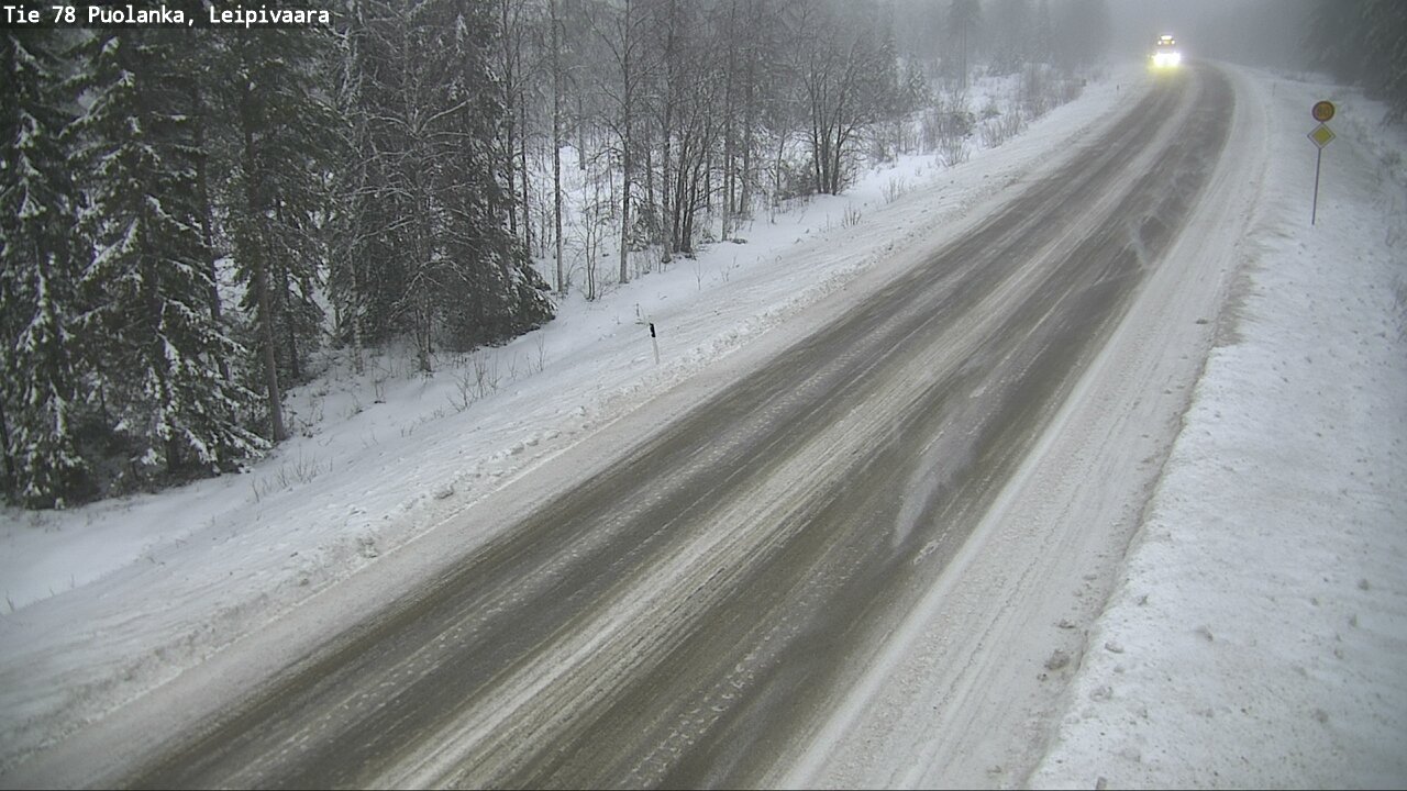 Weather Camera Image Road 78 Puolanka, Leipivaara, Puolanka, Kainuu