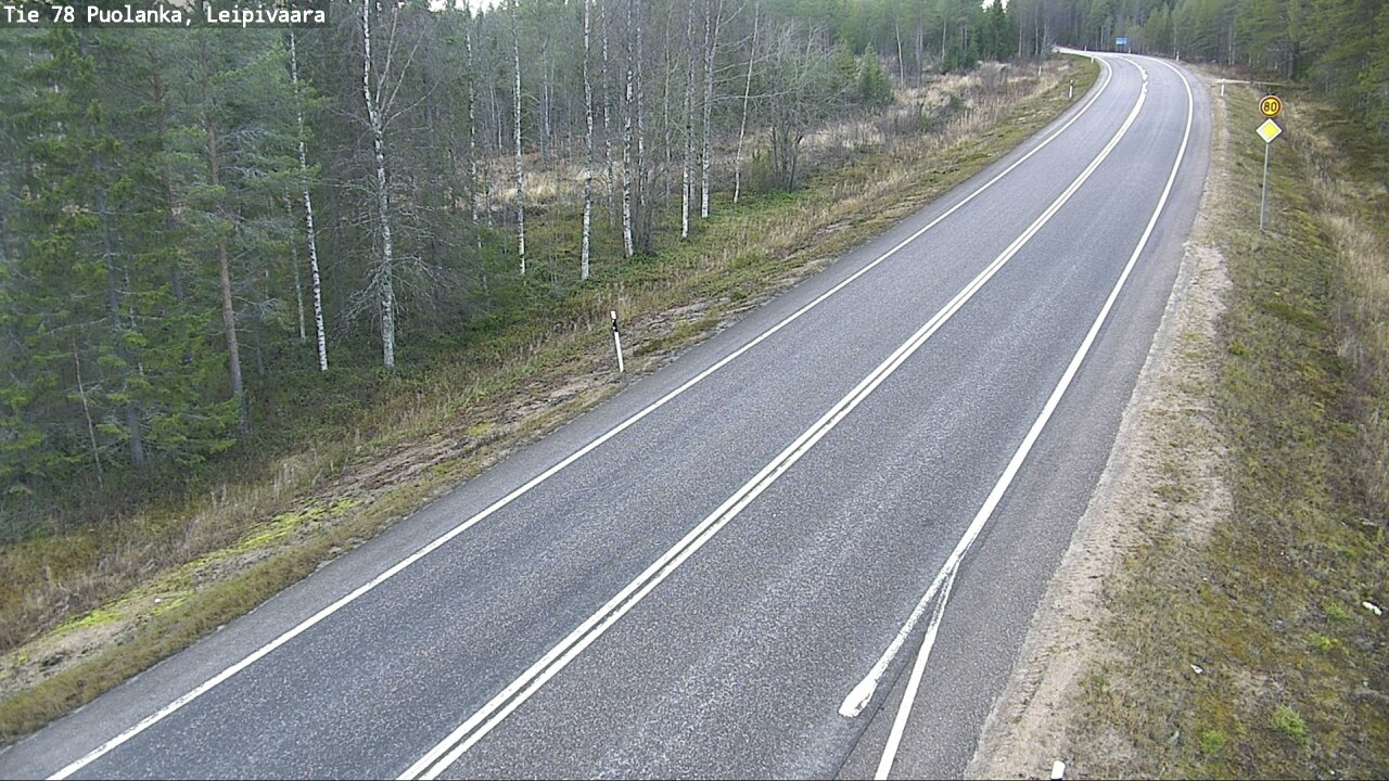 Kelikamerat Kuva Tie 78 Puolanka, Leipivaara, Puolanka, Kainuu