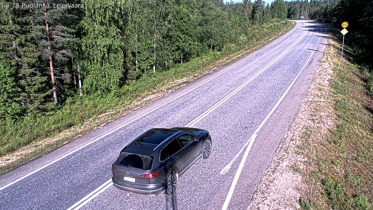 Kelikamerat Kuva Tie 78 Puolanka, Leipivaara, Puolanka, Kainuu
