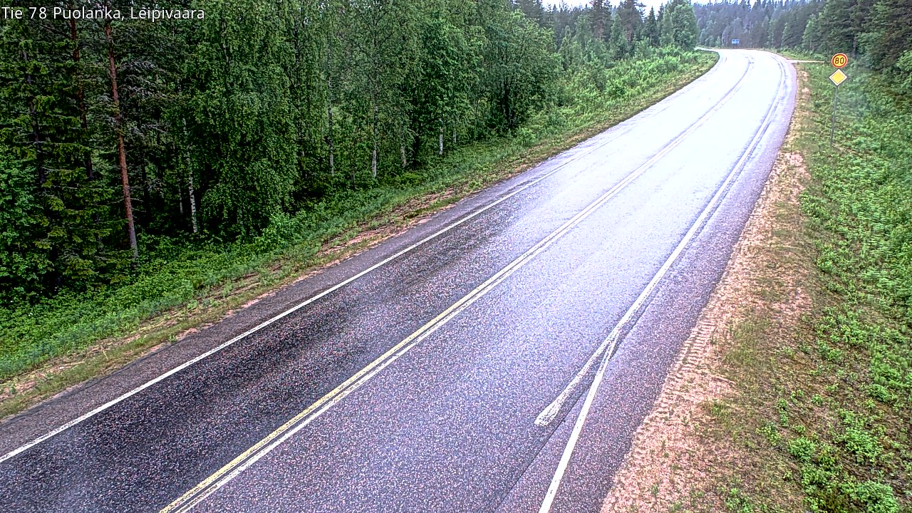 Kelikamerat Kuva Tie 78 Puolanka, Leipivaara, Puolanka, Kainuu