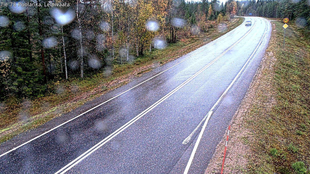 Weather Camera Image Road 78 Puolanka, Leipivaara, Puolanka, Kainuu
