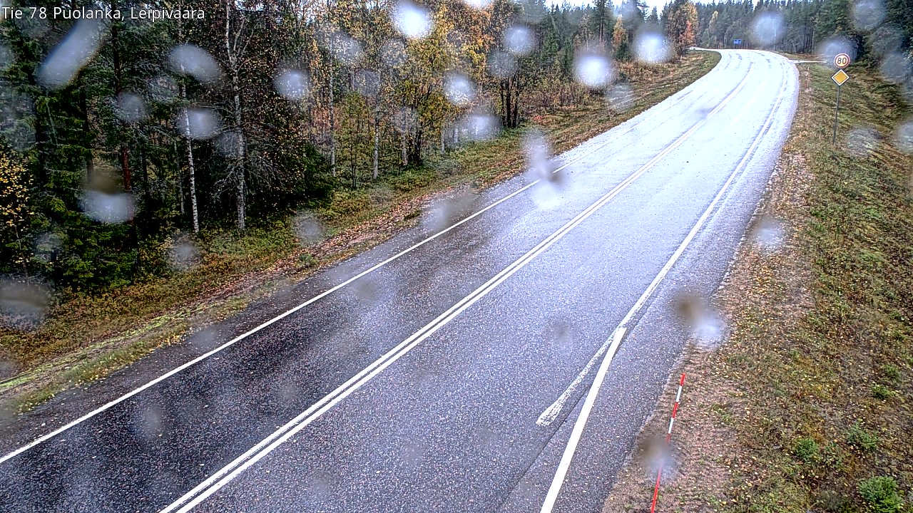 Weather Camera Image Road 78 Puolanka, Leipivaara, Puolanka, Kainuu
