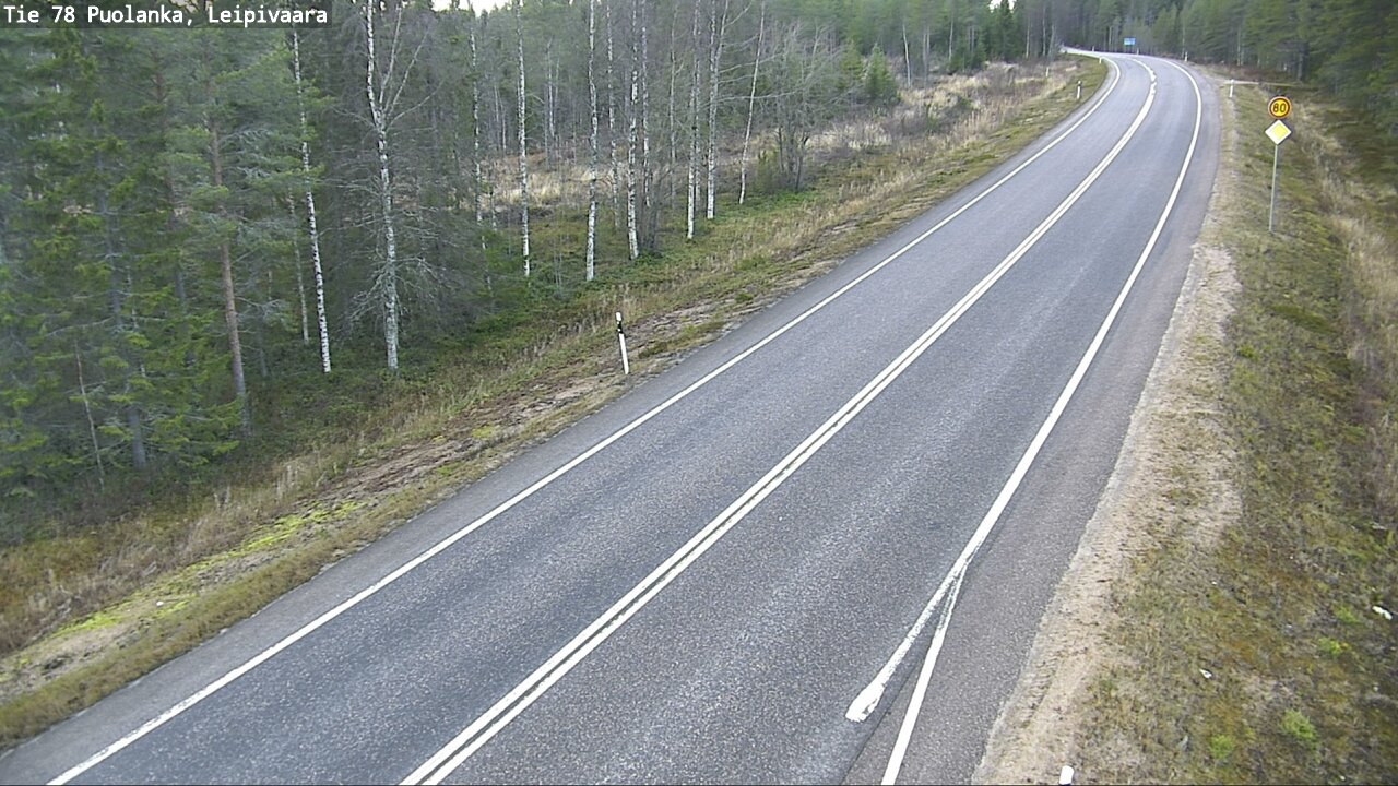 Kelikamerat Kuva Tie 78 Puolanka, Leipivaara, Puolanka, Kainuu