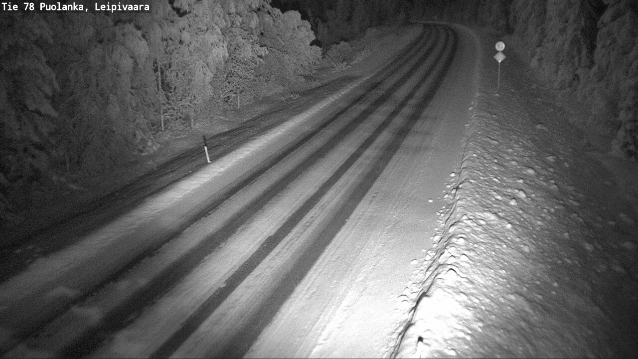 Weather Camera Image Road 78 Puolanka, Leipivaara, Puolanka, Kainuu