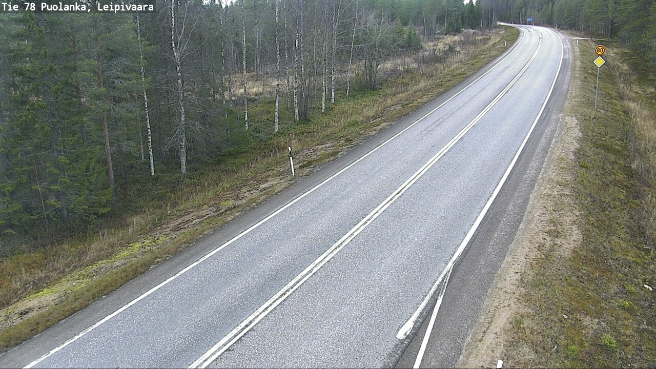 Kelikamerat Kuva Tie 78 Puolanka, Leipivaara, Puolanka, Kainuu