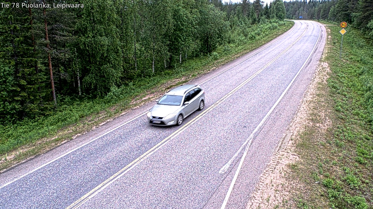 Kelikamerat Kuva Tie 78 Puolanka, Leipivaara, Puolanka, Kainuu
