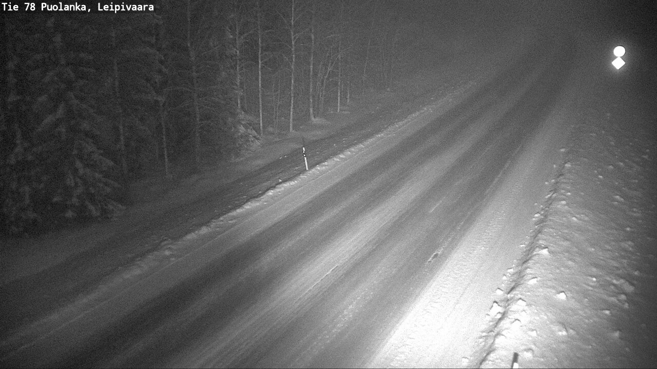 Weather Camera Image Road 78 Puolanka, Leipivaara, Puolanka, Kainuu