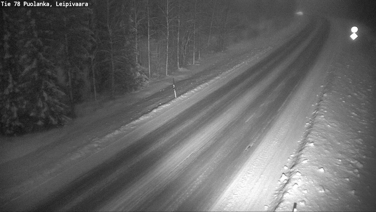 Weather Camera Image Road 78 Puolanka, Leipivaara, Puolanka, Kainuu