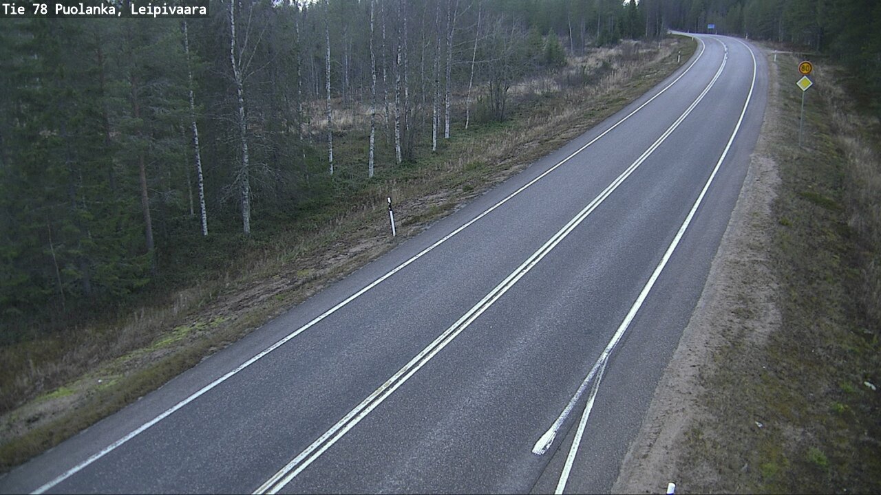 Kelikamerat Kuva Tie 78 Puolanka, Leipivaara, Puolanka, Kainuu