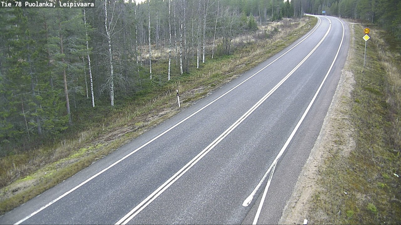 Kelikamerat Kuva Tie 78 Puolanka, Leipivaara, Puolanka, Kainuu