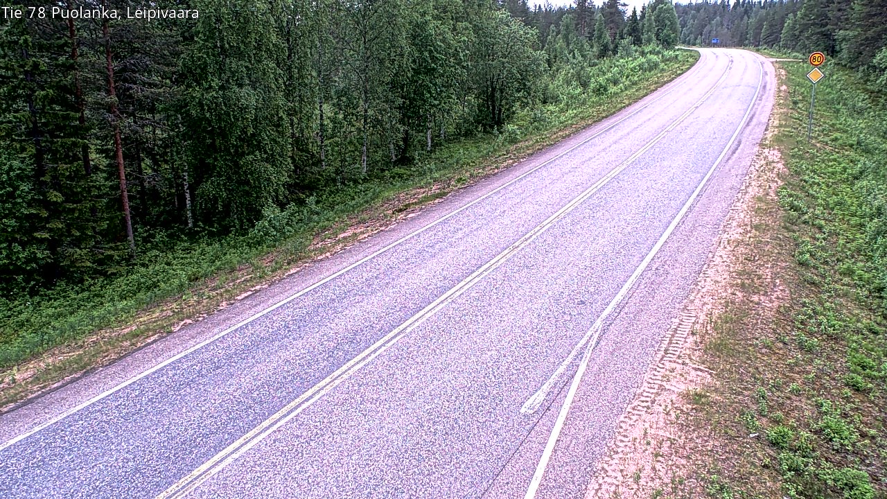 Kelikamerat Kuva Tie 78 Puolanka, Leipivaara, Puolanka, Kainuu