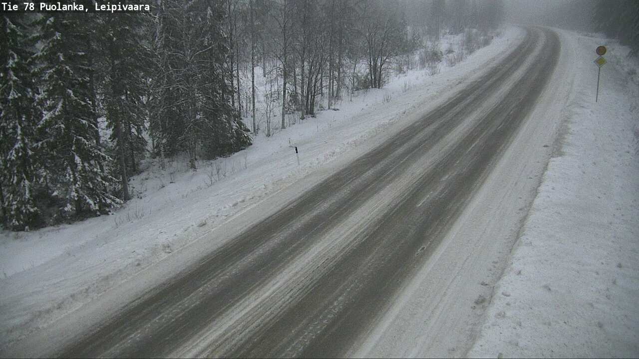 Weather Camera Image Road 78 Puolanka, Leipivaara, Puolanka, Kainuu