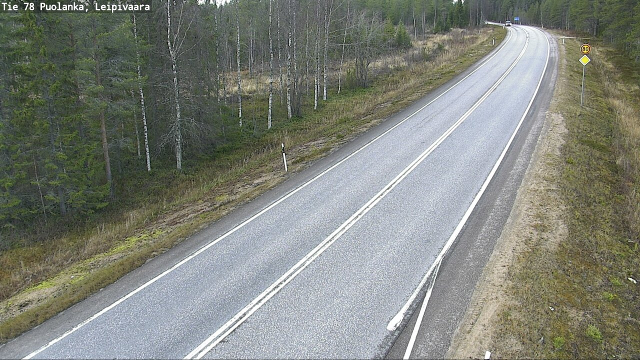 Kelikamerat Kuva Tie 78 Puolanka, Leipivaara, Puolanka, Kainuu