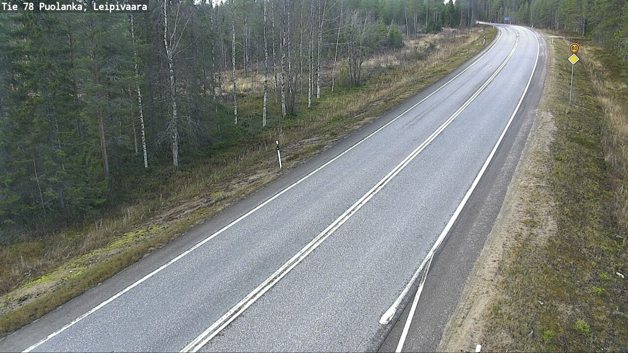 Kelikamerat Kuva Tie 78 Puolanka, Leipivaara, Puolanka, Kainuu