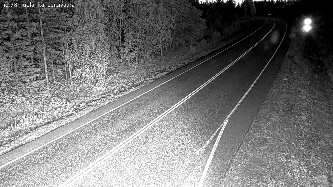 Weather Camera Image Road 78 Puolanka, Leipivaara, Puolanka, Kainuu