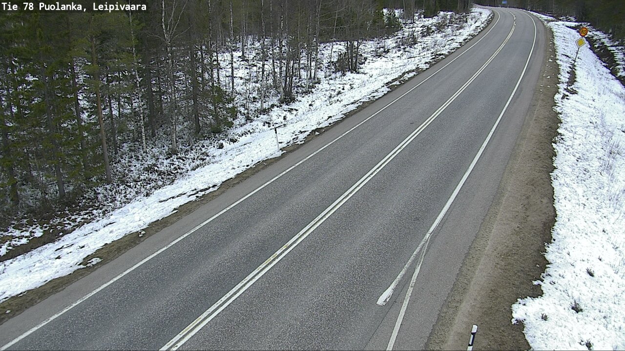 Kelikamerat Kuva Tie 78 Puolanka, Leipivaara, Puolanka, Kainuu