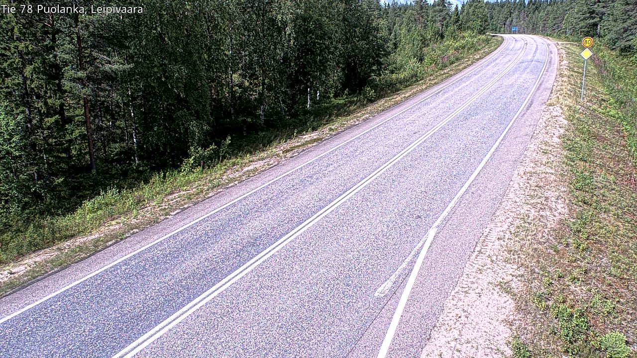 Kelikamerat Kuva Tie 78 Puolanka, Leipivaara, Puolanka, Kainuu