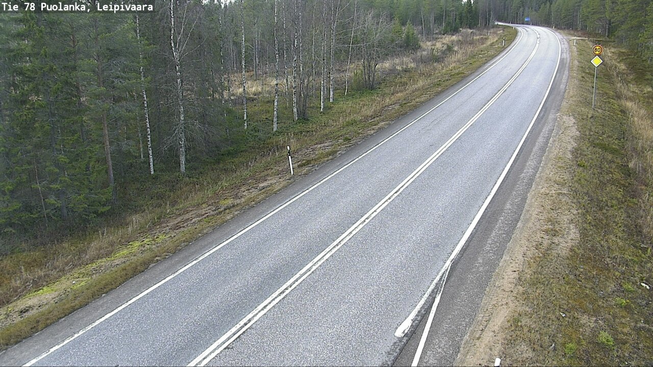 Kelikamerat Kuva Tie 78 Puolanka, Leipivaara, Puolanka, Kainuu