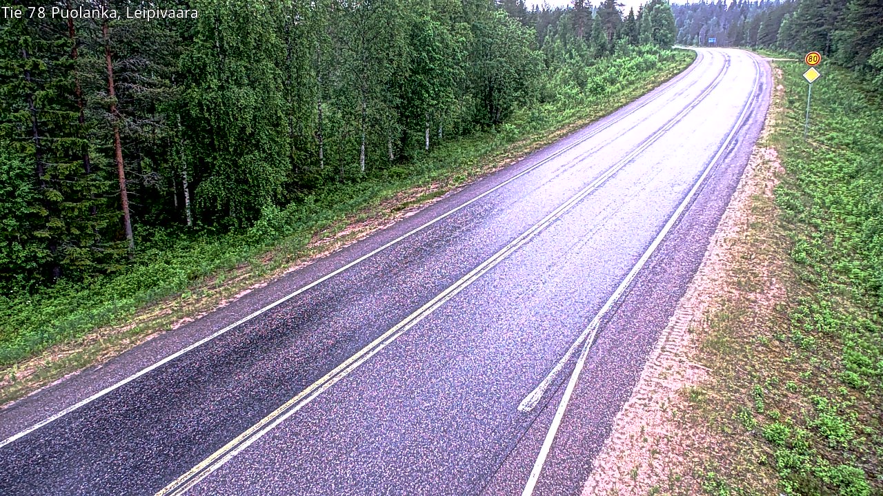 Kelikamerat Kuva Tie 78 Puolanka, Leipivaara, Puolanka, Kainuu