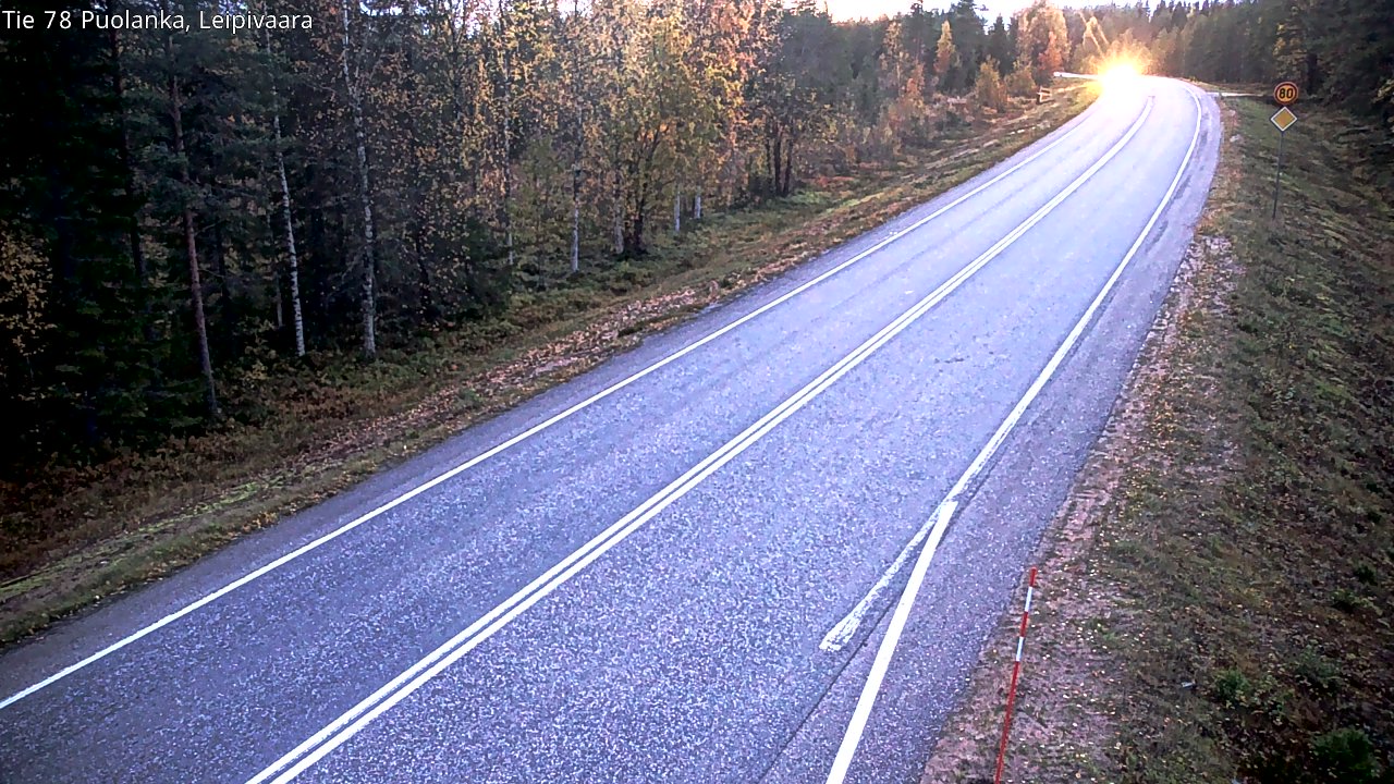 Kelikamerat Kuva Tie 78 Puolanka, Leipivaara, Puolanka, Kainuu
