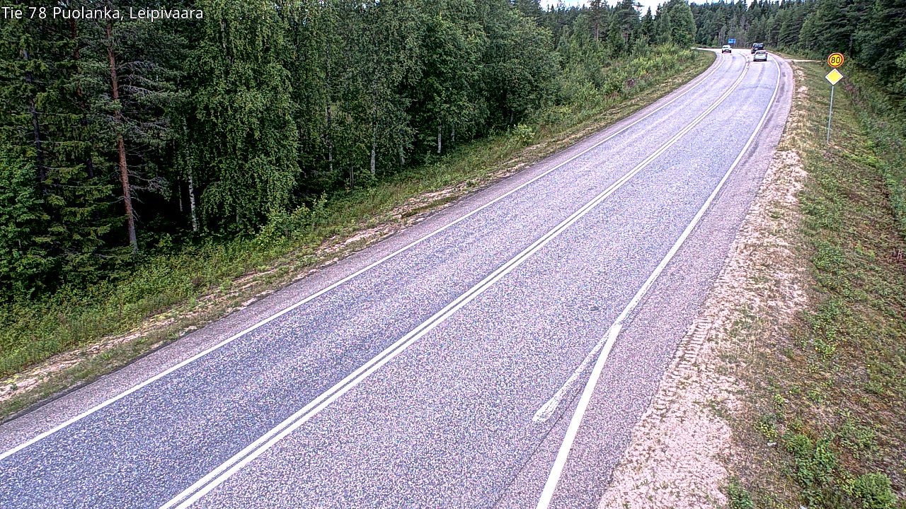 Kelikamerat Kuva Tie 78 Puolanka, Leipivaara, Puolanka, Kainuu