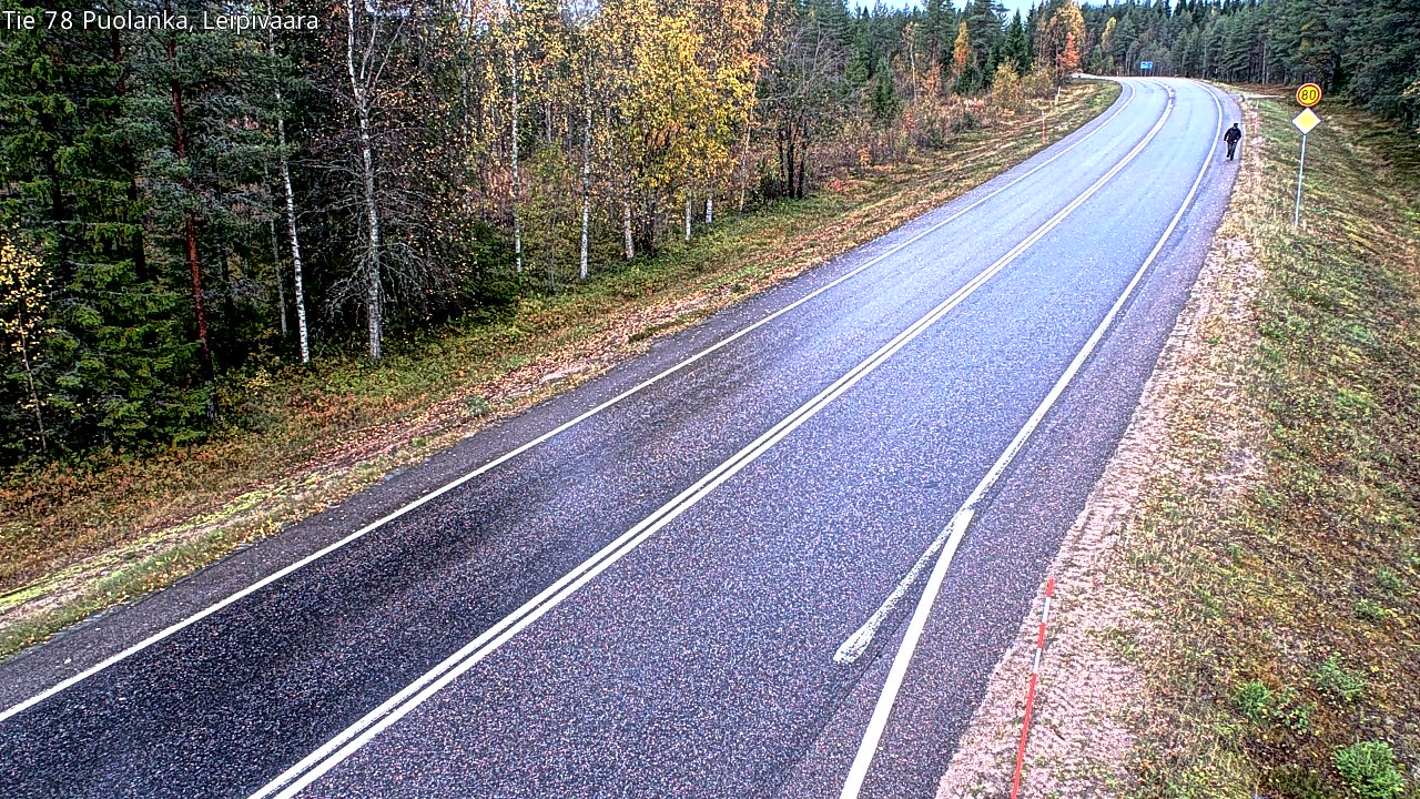 Weather Camera Image Road 78 Puolanka, Leipivaara, Puolanka, Kainuu