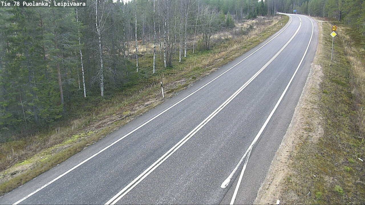 Kelikamerat Kuva Tie 78 Puolanka, Leipivaara, Puolanka, Kainuu