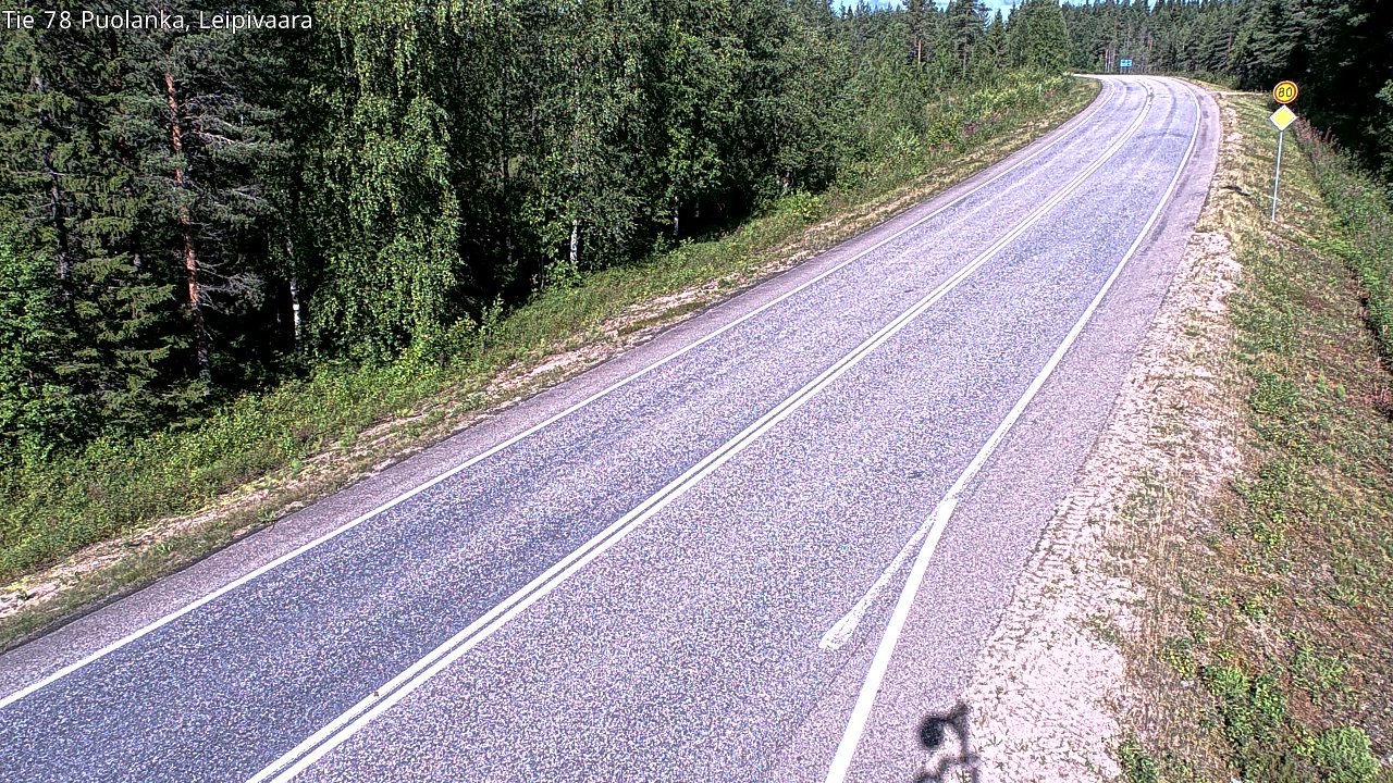 Kelikamerat Kuva Tie 78 Puolanka, Leipivaara, Puolanka, Kainuu