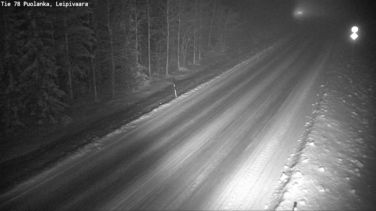 Weather Camera Image Road 78 Puolanka, Leipivaara, Puolanka, Kainuu