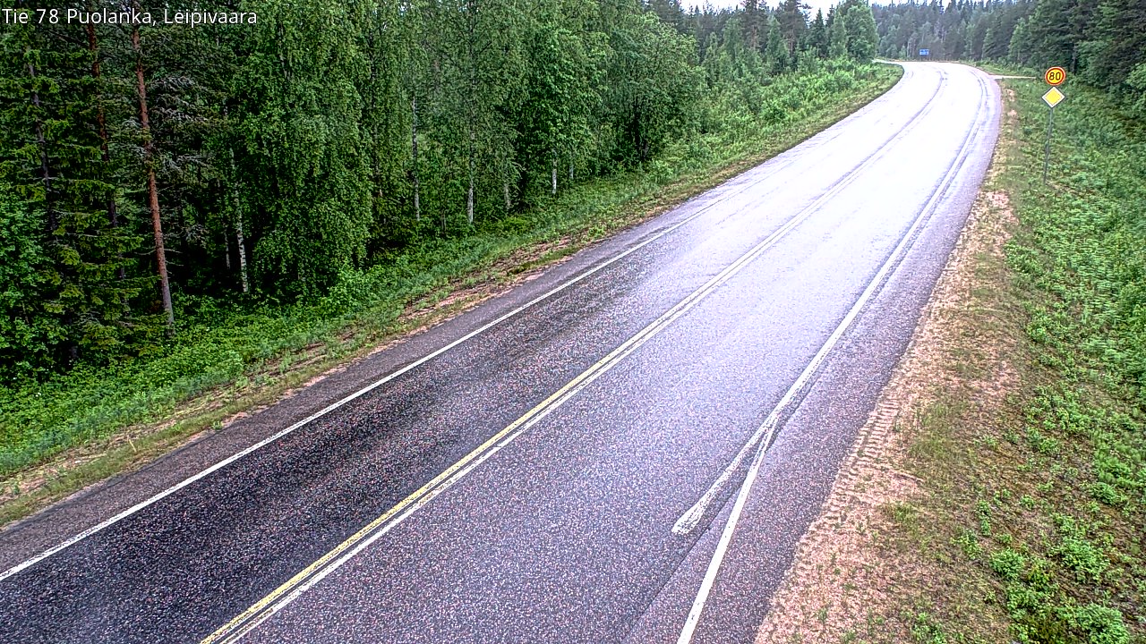 Kelikamerat Kuva Tie 78 Puolanka, Leipivaara, Puolanka, Kainuu