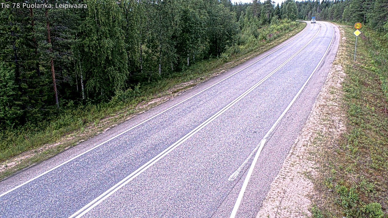 Kelikamerat Kuva Tie 78 Puolanka, Leipivaara, Puolanka, Kainuu