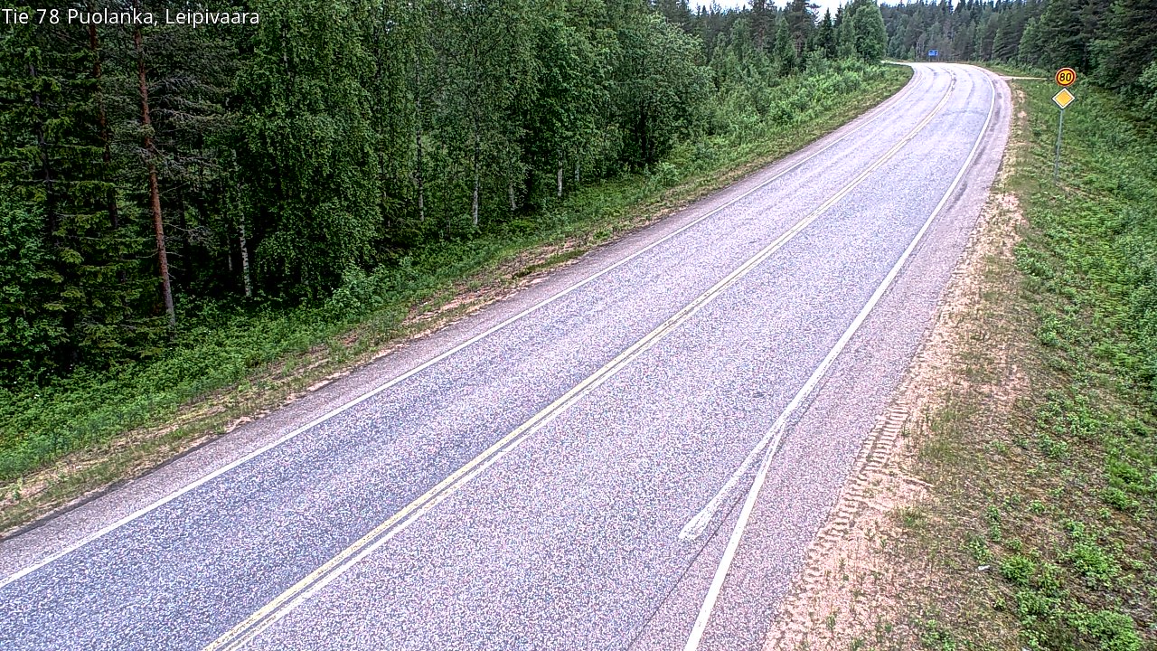 Kelikamerat Kuva Tie 78 Puolanka, Leipivaara, Puolanka, Kainuu