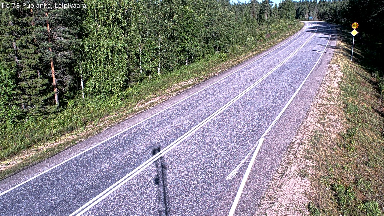 Kelikamerat Kuva Tie 78 Puolanka, Leipivaara, Puolanka, Kainuu