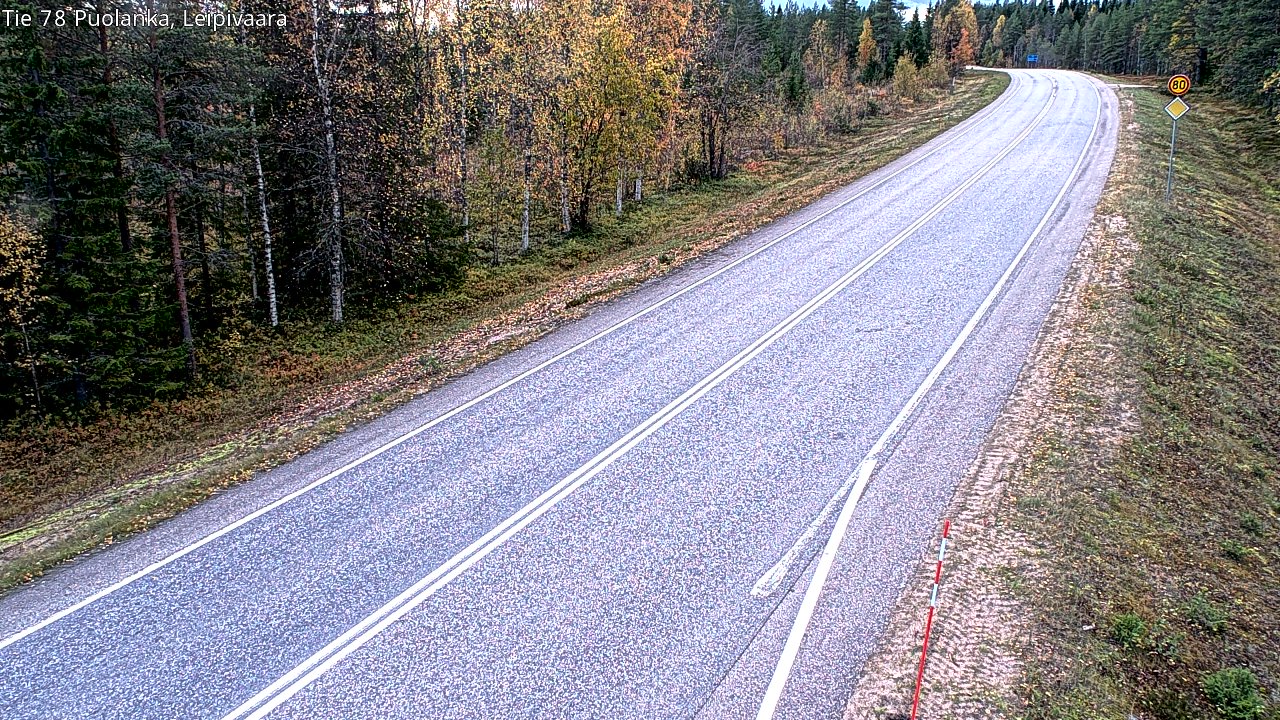 Kelikamerat Kuva Tie 78 Puolanka, Leipivaara, Puolanka, Kainuu