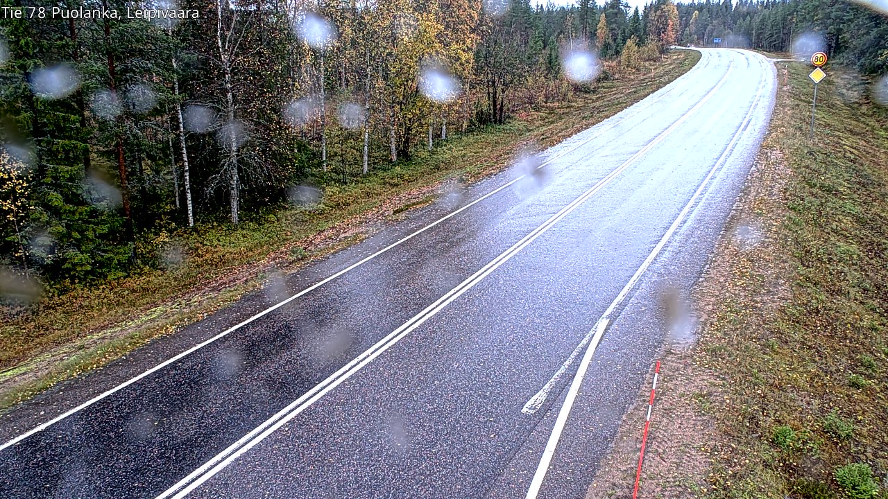 Weather Camera Image Road 78 Puolanka, Leipivaara, Puolanka, Kainuu