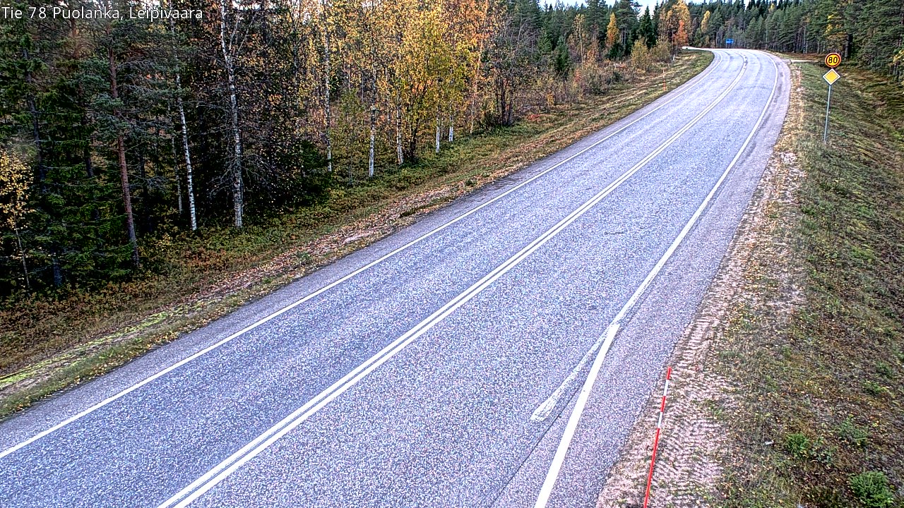 Kelikamerat Kuva Tie 78 Puolanka, Leipivaara, Puolanka, Kainuu