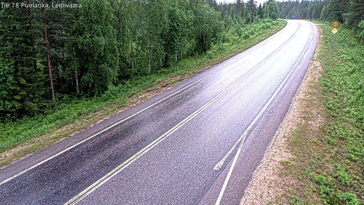 Kelikamerat Kuva Tie 78 Puolanka, Leipivaara, Puolanka, Kainuu