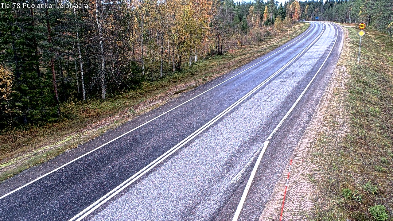 Kelikamerat Kuva Tie 78 Puolanka, Leipivaara, Puolanka, Kainuu