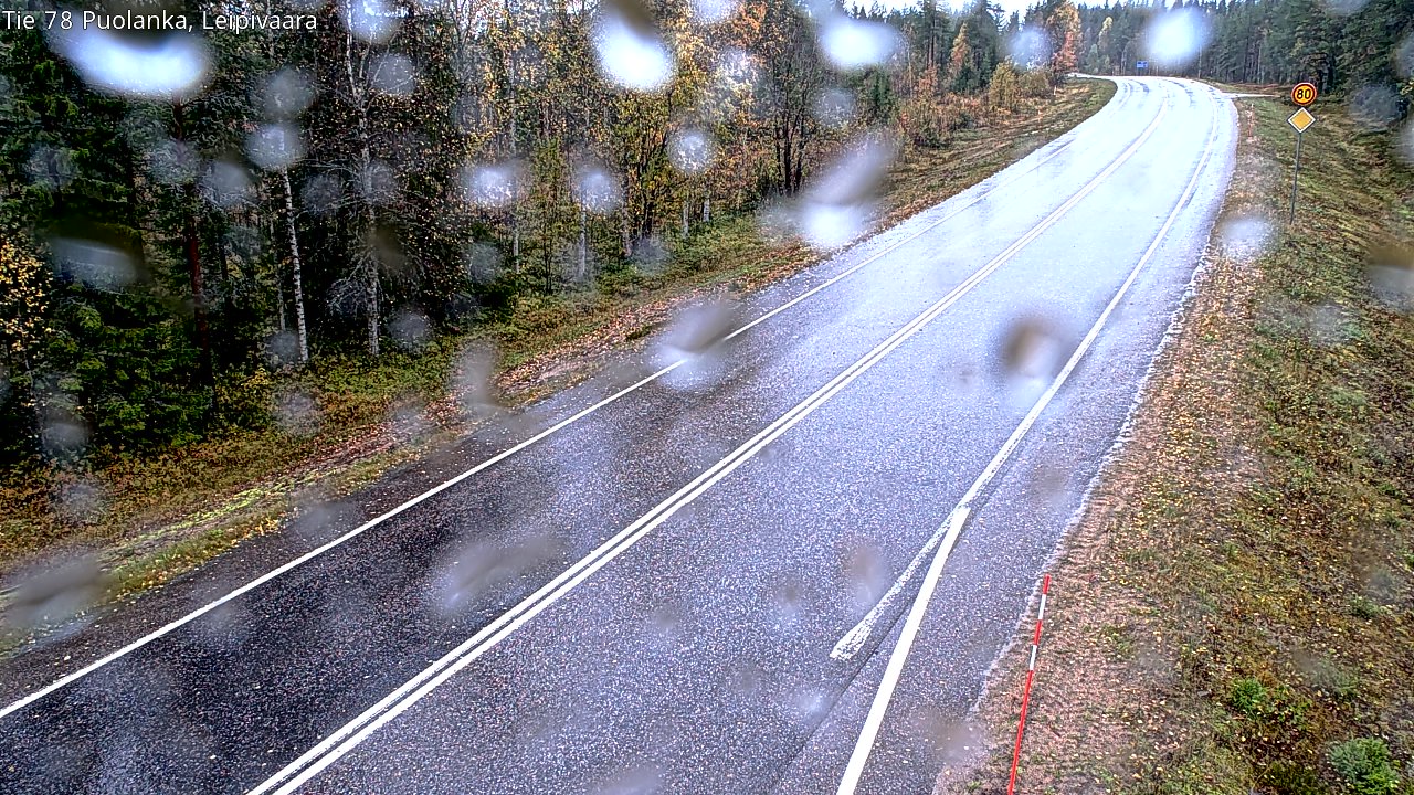 Weather Camera Image Road 78 Puolanka, Leipivaara, Puolanka, Kainuu