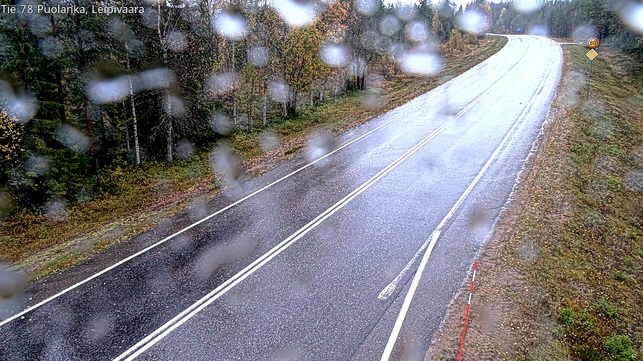 Weather Camera Image Road 78 Puolanka, Leipivaara, Puolanka, Kainuu