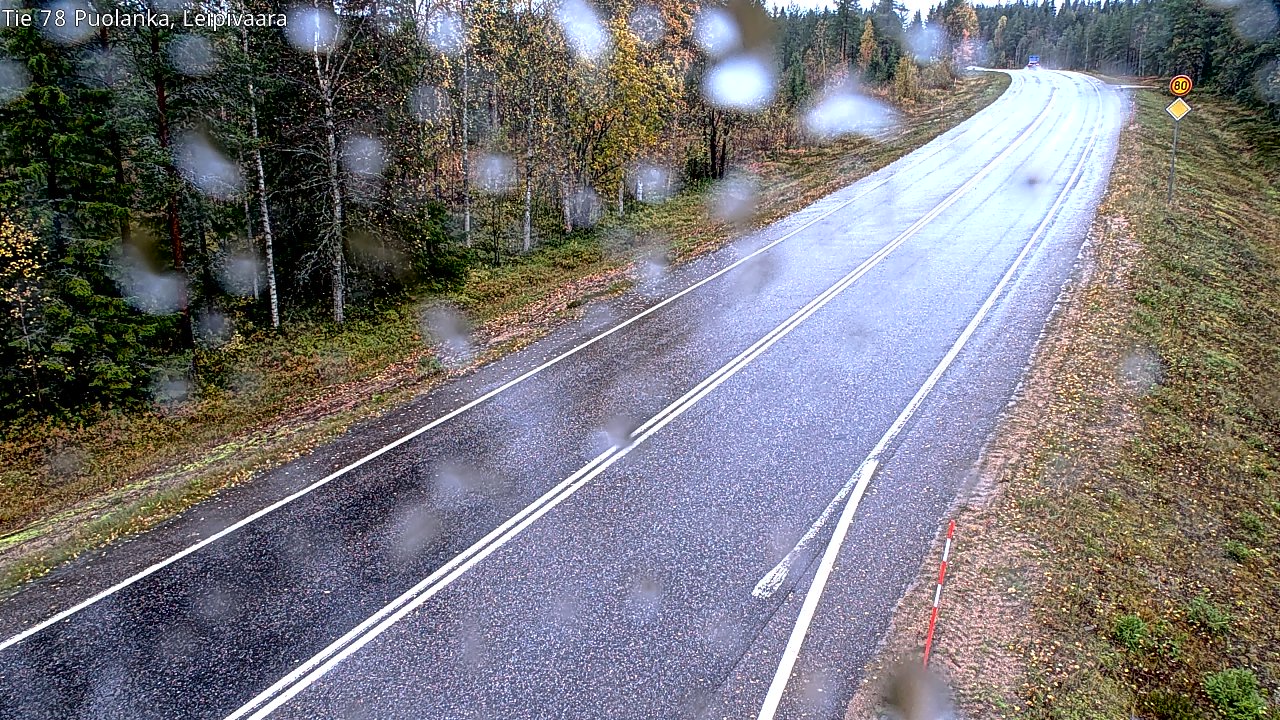Weather Camera Image Road 78 Puolanka, Leipivaara, Puolanka, Kainuu
