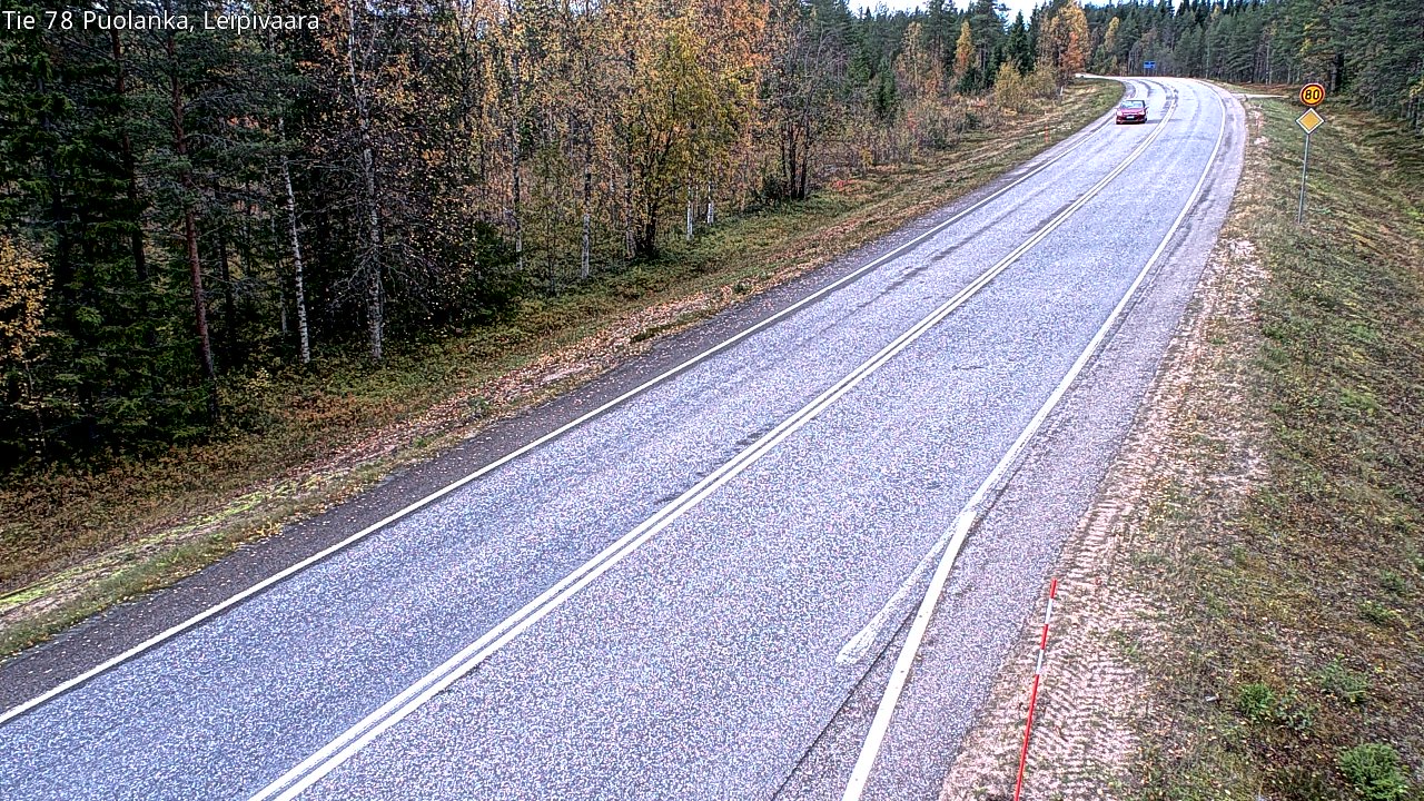 Kelikamerat Kuva Tie 78 Puolanka, Leipivaara, Puolanka, Kainuu