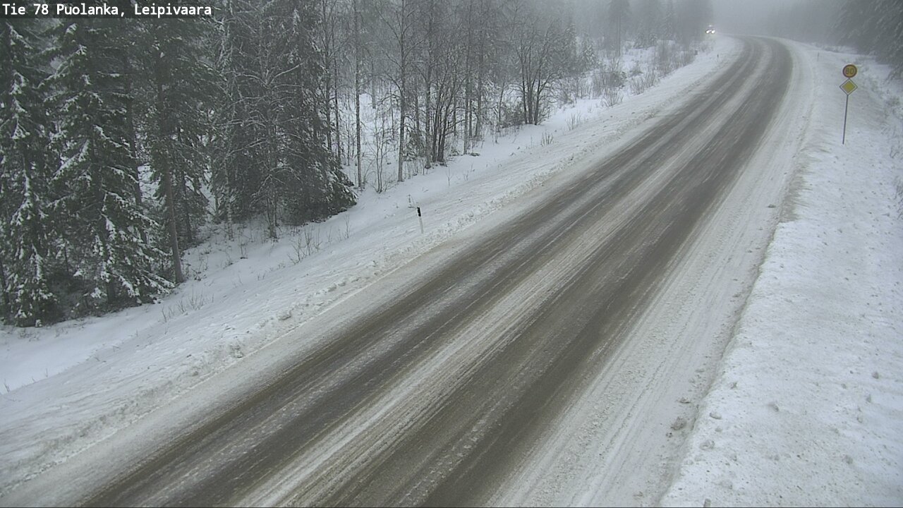 Weather Camera Image Road 78 Puolanka, Leipivaara, Puolanka, Kainuu