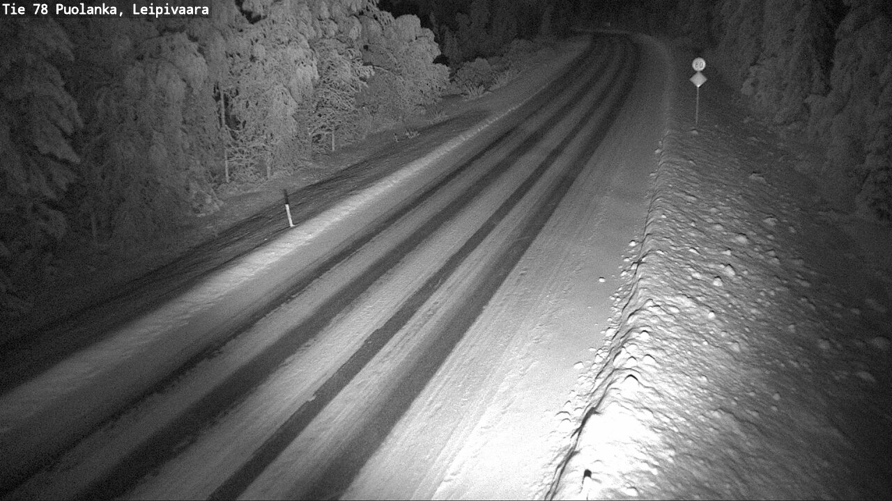 Weather Camera Image Road 78 Puolanka, Leipivaara, Puolanka, Kainuu