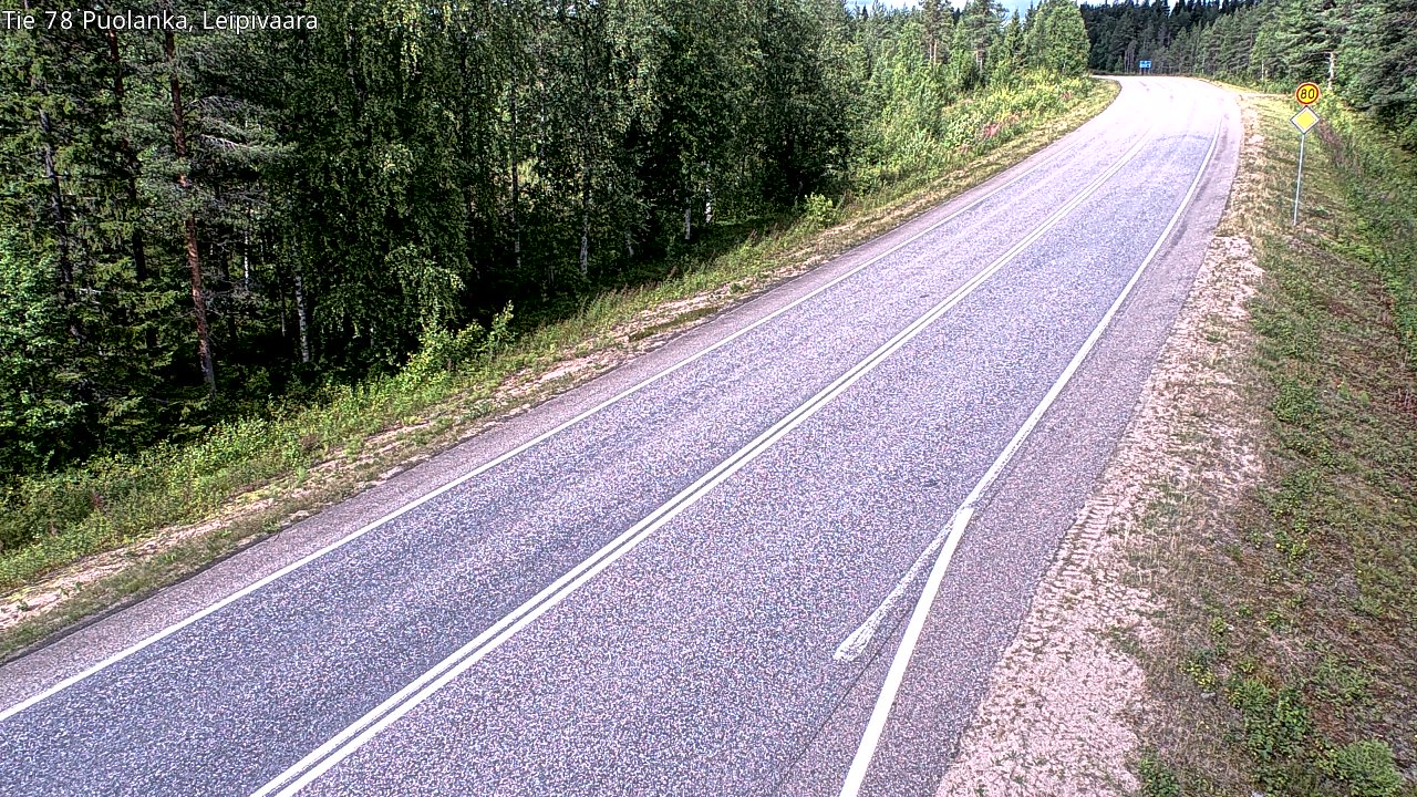 Kelikamerat Kuva Tie 78 Puolanka, Leipivaara, Puolanka, Kainuu