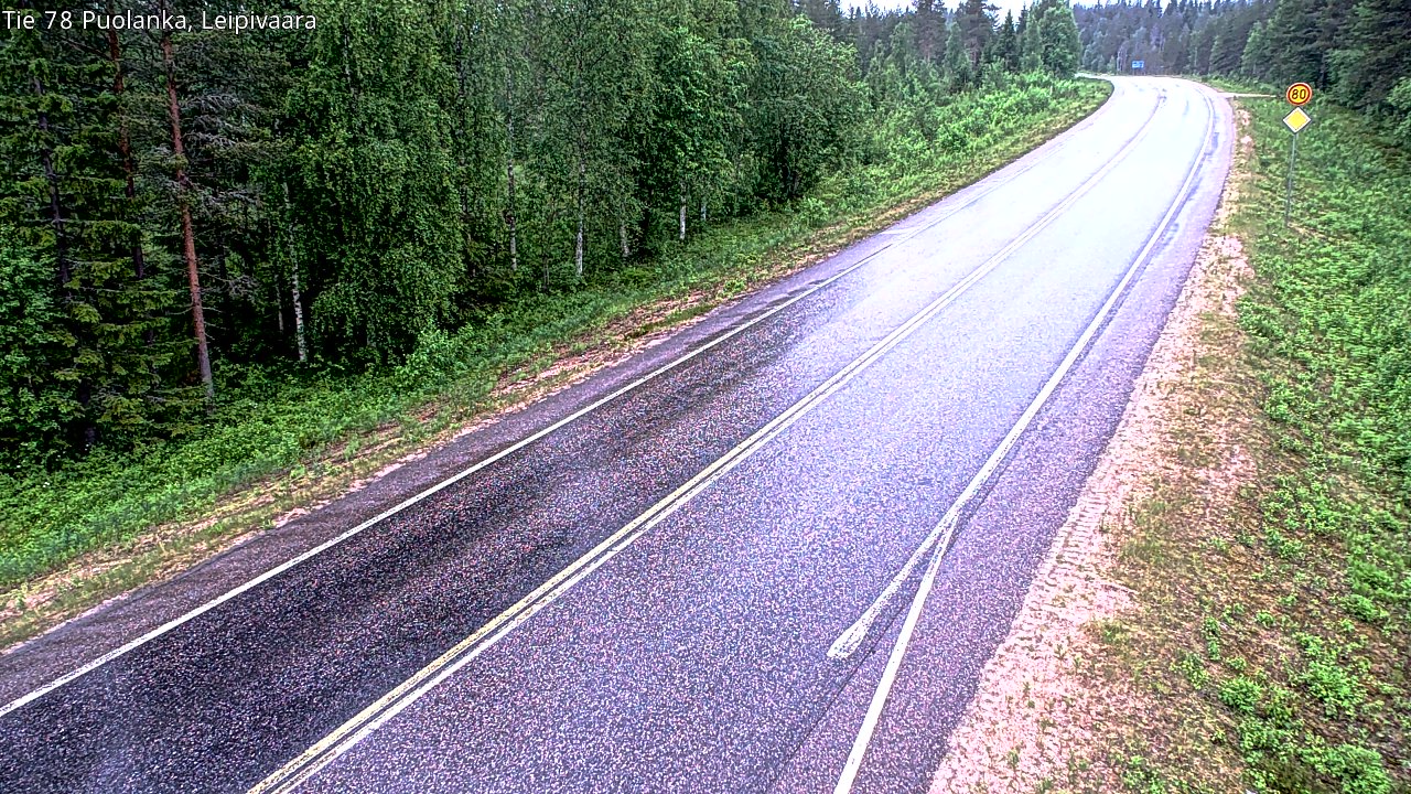 Kelikamerat Kuva Tie 78 Puolanka, Leipivaara, Puolanka, Kainuu