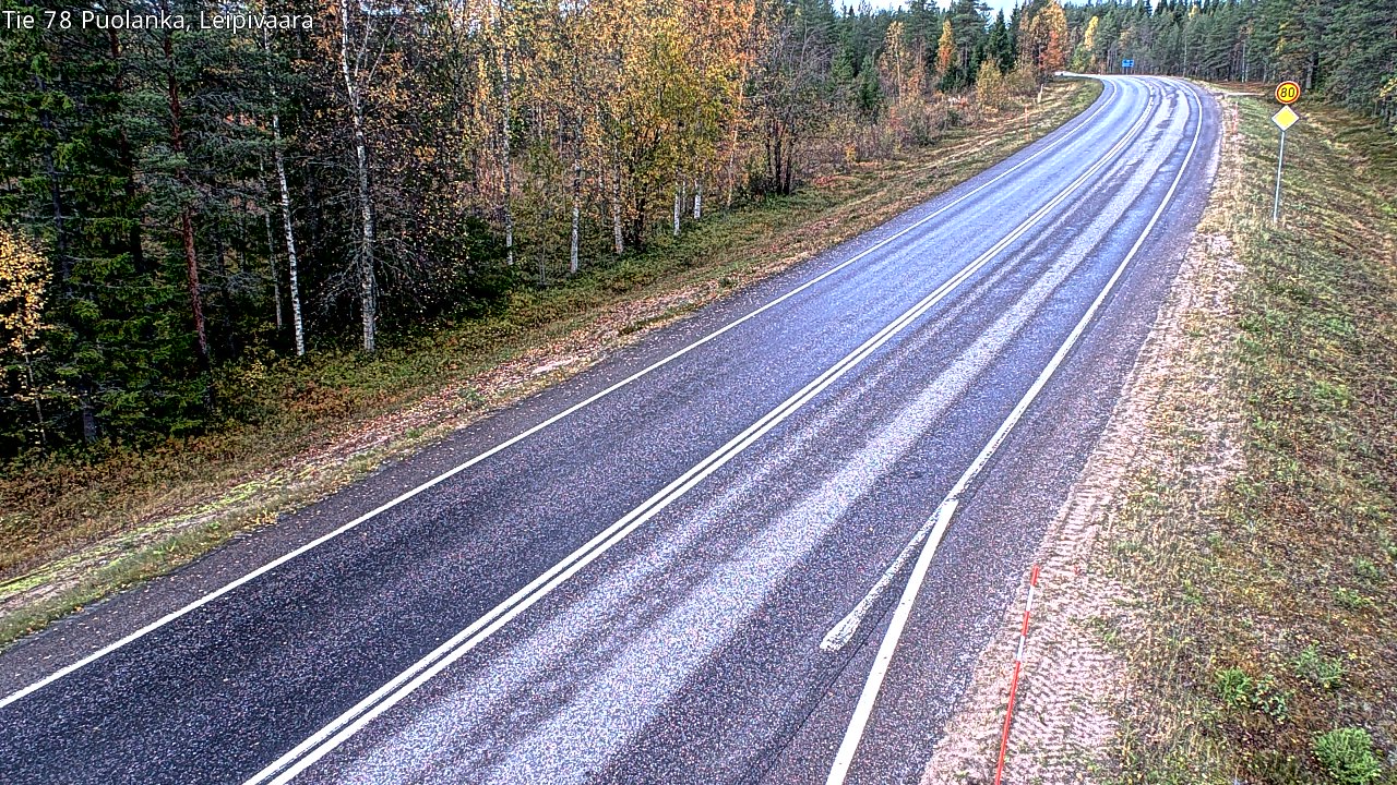 Kelikamerat Kuva Tie 78 Puolanka, Leipivaara, Puolanka, Kainuu