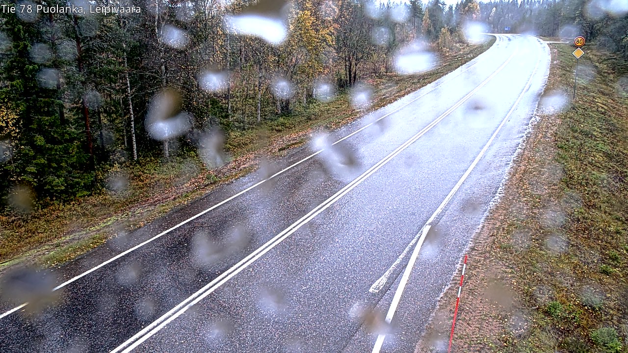 Weather Camera Image Road 78 Puolanka, Leipivaara, Puolanka, Kainuu