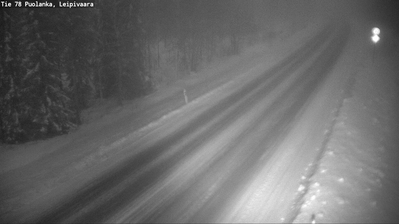 Weather Camera Image Road 78 Puolanka, Leipivaara, Puolanka, Kainuu